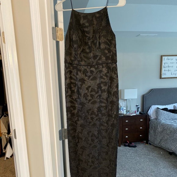 Black Aidan Mattox Gown - Picture 1 of 4